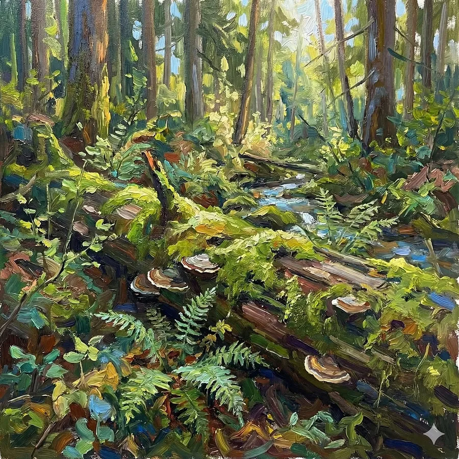 Immagine di Studio della Natura II di Alexa, medium: Painting, serie: Natural Wonders, prezzo: $1059